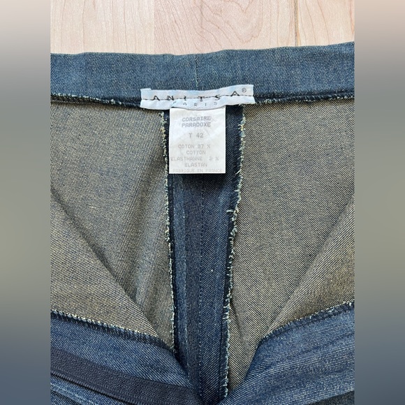 Vintage! Anitsa Paris Flower Jeans Capris - Picture 6 of 6
